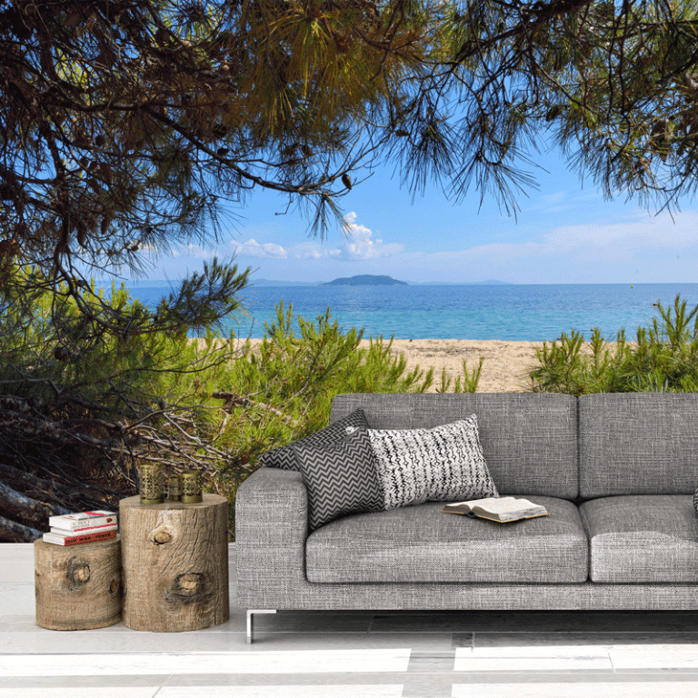 Fotobehang Strand Middellandse zee