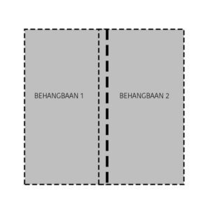 behang met overlap - behang middendoor snijden