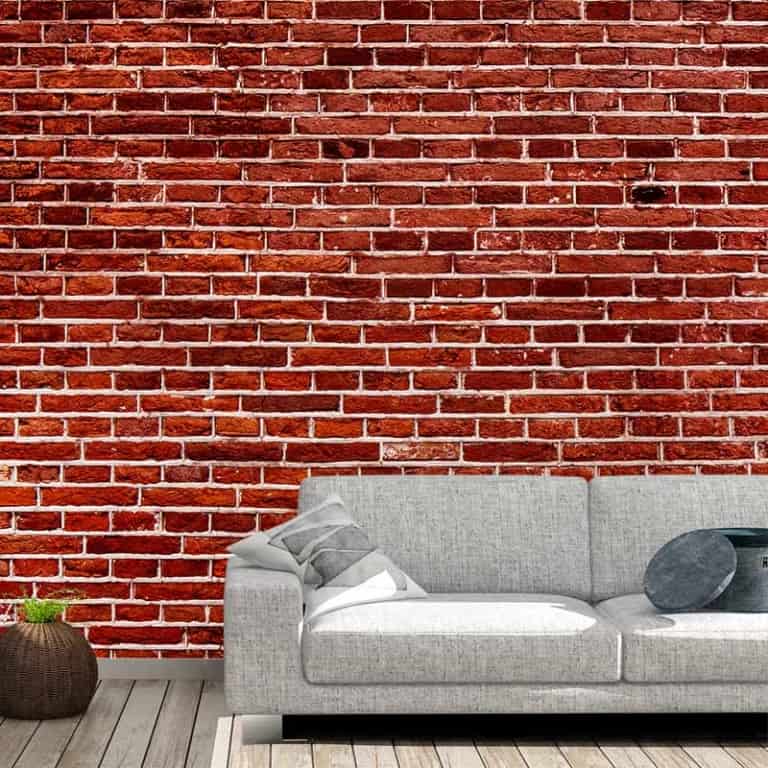 Fotobehang Bakstenen muur