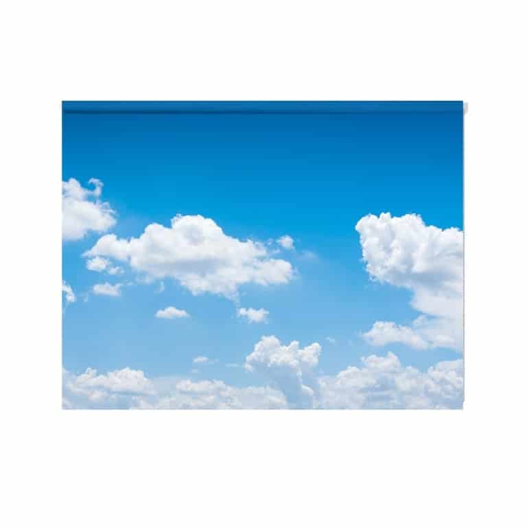 rolgordijn wolkenlucht