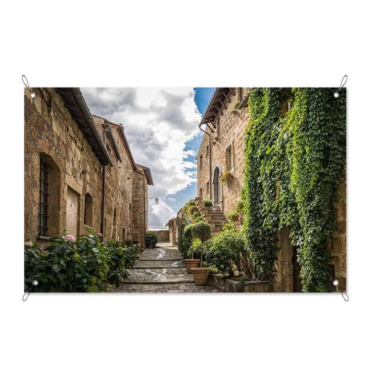 tuinposter Italiaans steegje
