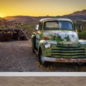 fotobehang langs route 66