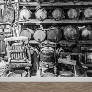 Fotobehang Klassieke wijnkelder