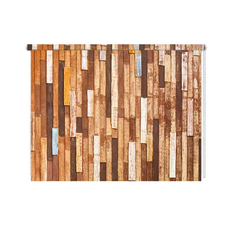 rolgordijn houten planken trend