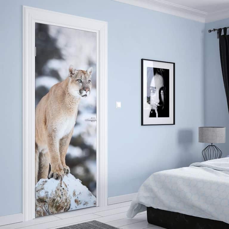 deursticker poema op de uitkijk