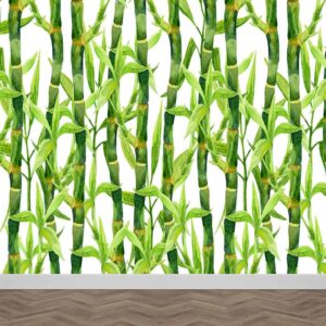 fotobehang bamboe in aquarel