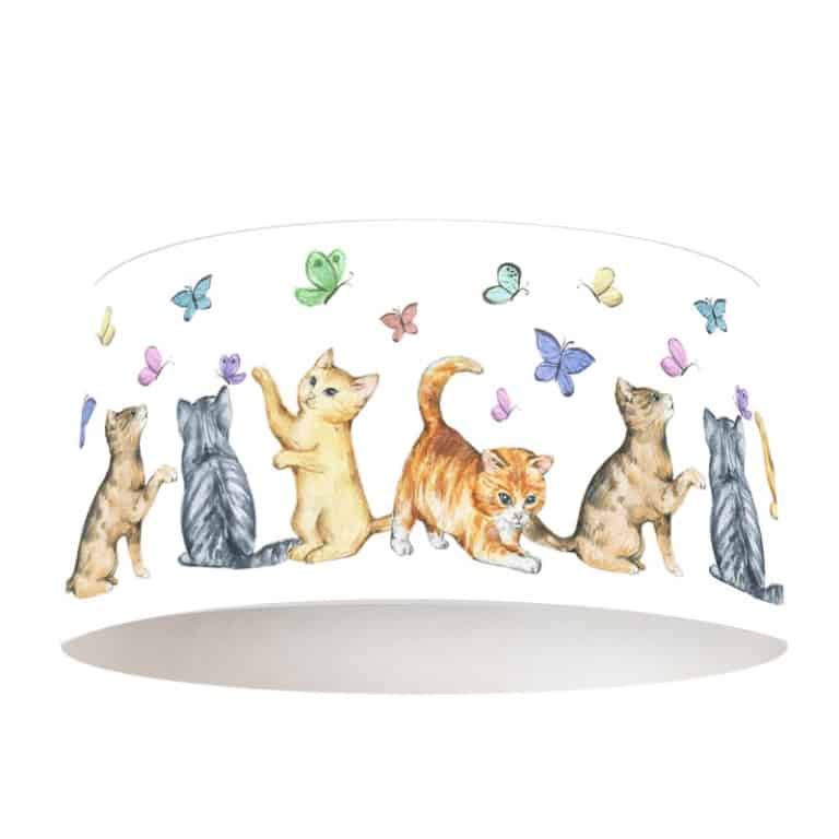 Lampenkap Vlindertjes en kittens