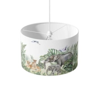 Lampenkap - KInderlamp - Lampenkap Op safari