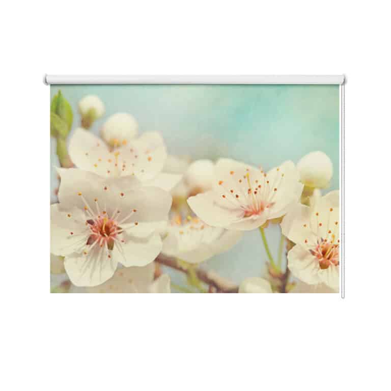 Rolgordijn Kersenbloesem vintage