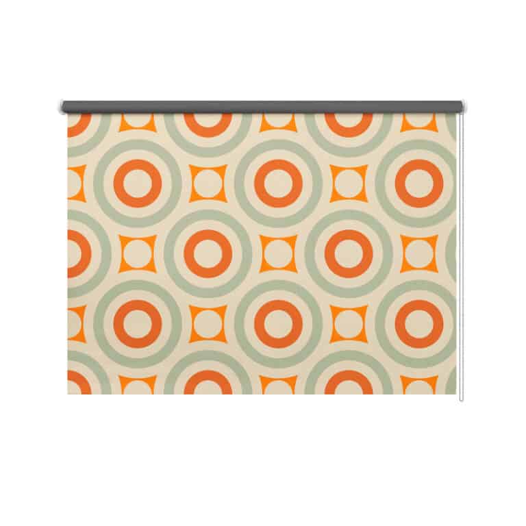 Rolgordijn Jaren 60 patroon