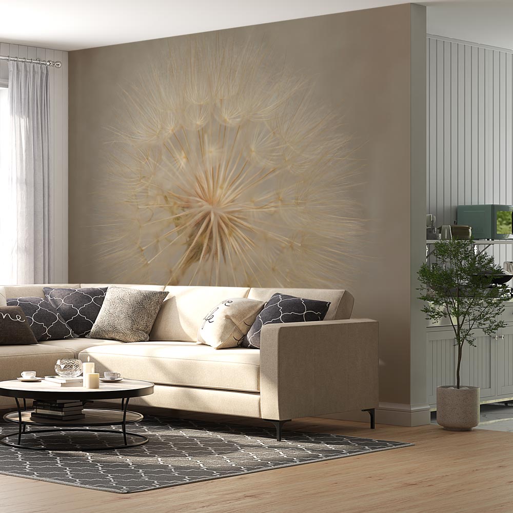 Fotobehang Dandelion solo