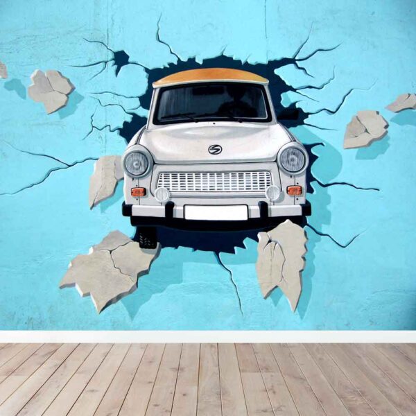 Fotobehang Graffiti auto