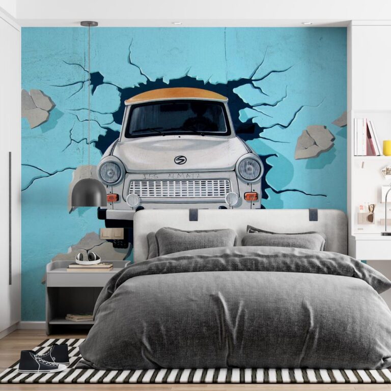 Fotobehang Graffiti auto