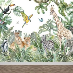 Fotobehang Dieren jungle