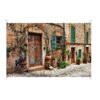 Tuinposter Gezellig Italiaans straatje