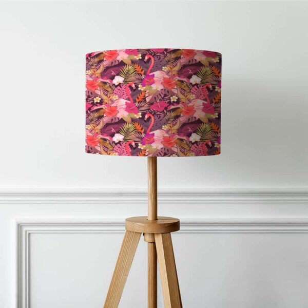 Lampenkap Kleurrijk flamingo patroon