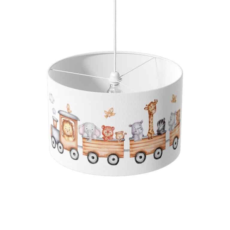 Lampenkap Dieren trein