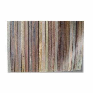 Tafelsticker houten planken in bruintinten