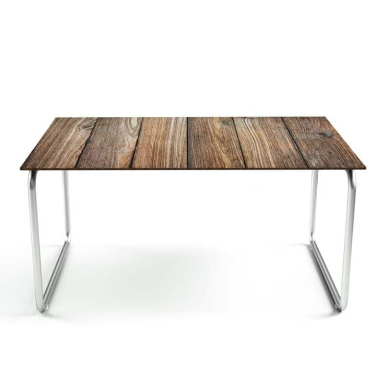 Tafelsticker Bruine planken