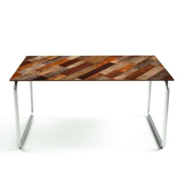 Tafelsticker Antiek hout patroon
