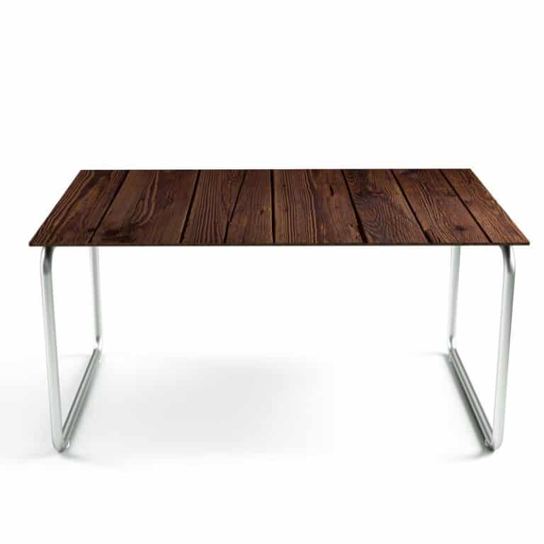 Donkerbruine houten planken