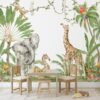 Fotobehang Dieren spektakel in de jungle