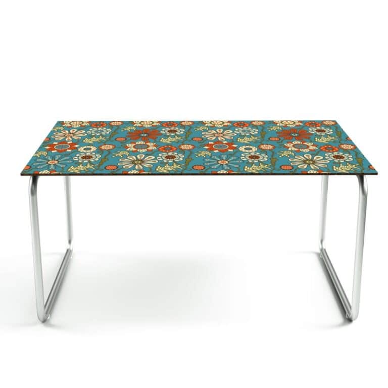 Tafelsticker Retro bloemen
