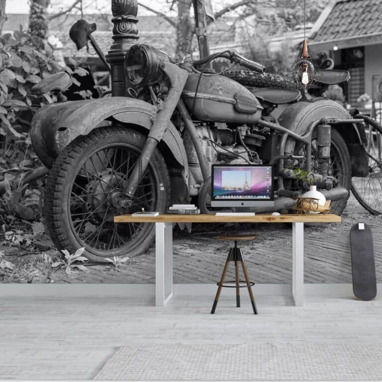 Fotobehang Oude motor