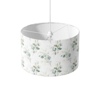 Lampenkap Eucalyptus blaadjes met goudaccent