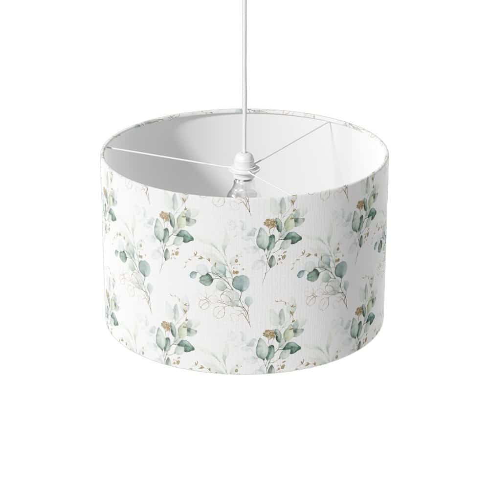 Lampenkap Eucalyptus blaadjes met goudaccent