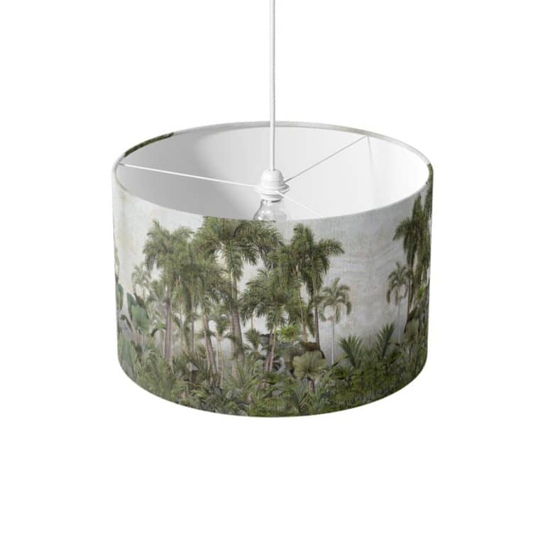 Lampenkap Jungle met palmbomen