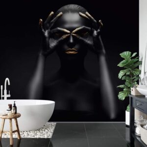 Badkamer behang Mysterieuze vrouw