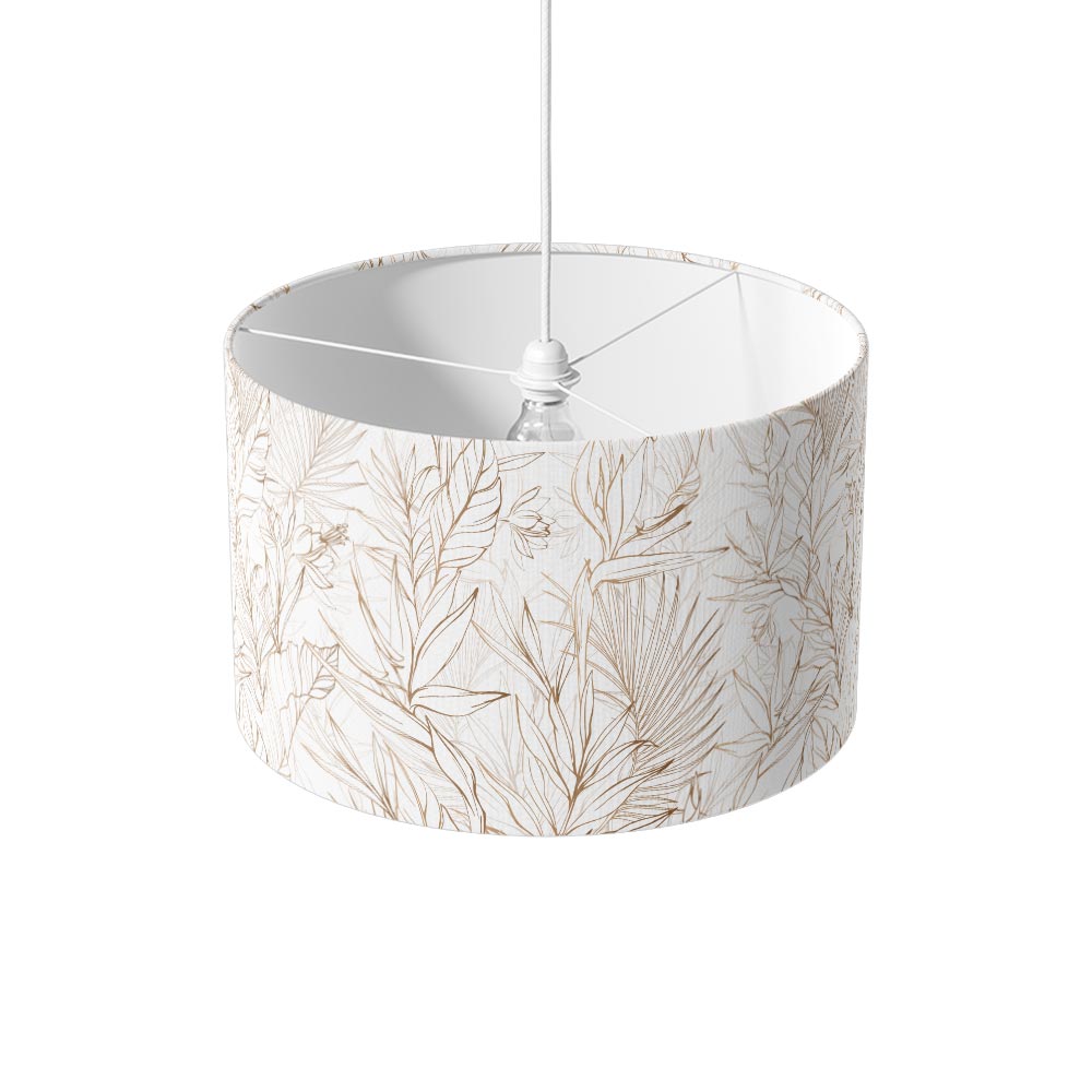 Lampenkap Bladeren in goudtinten