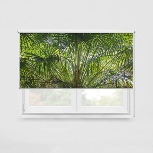 Rolgordijn Onder de palmboom