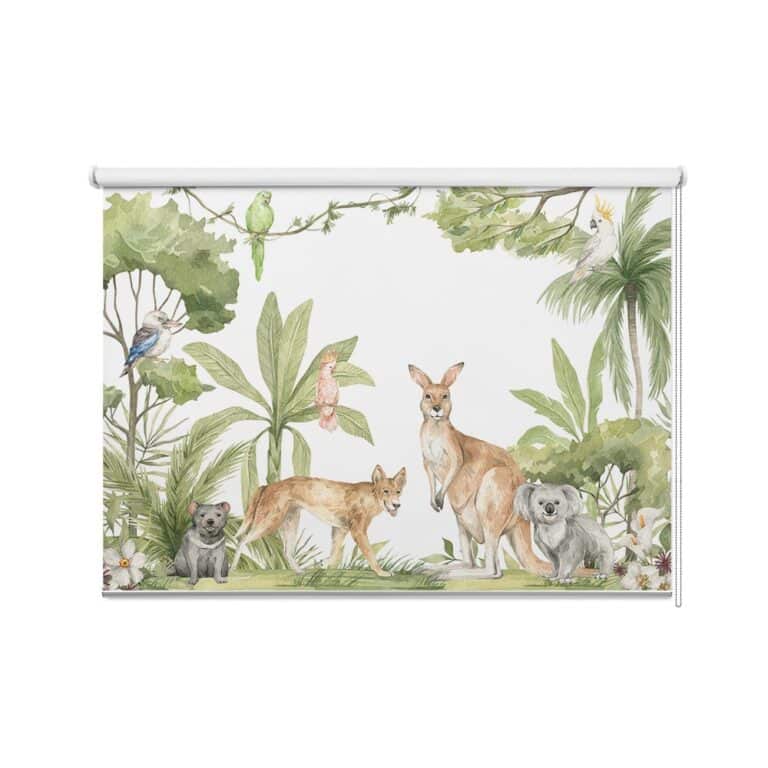 Rolgordijn Kangoeroe koala in jungle