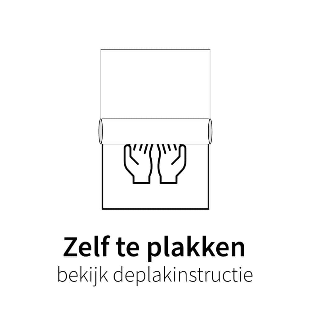 zelf te plakken
