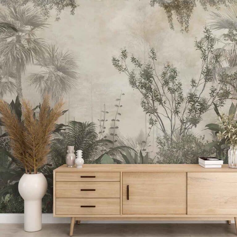 Fotobehang Groen regenwoud