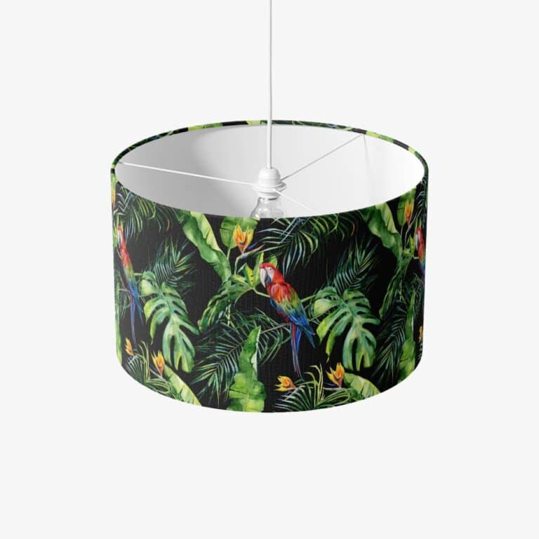 Lampenkap Botanische jungle papegaai