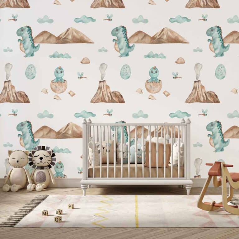 Kinderbehang Baby dino