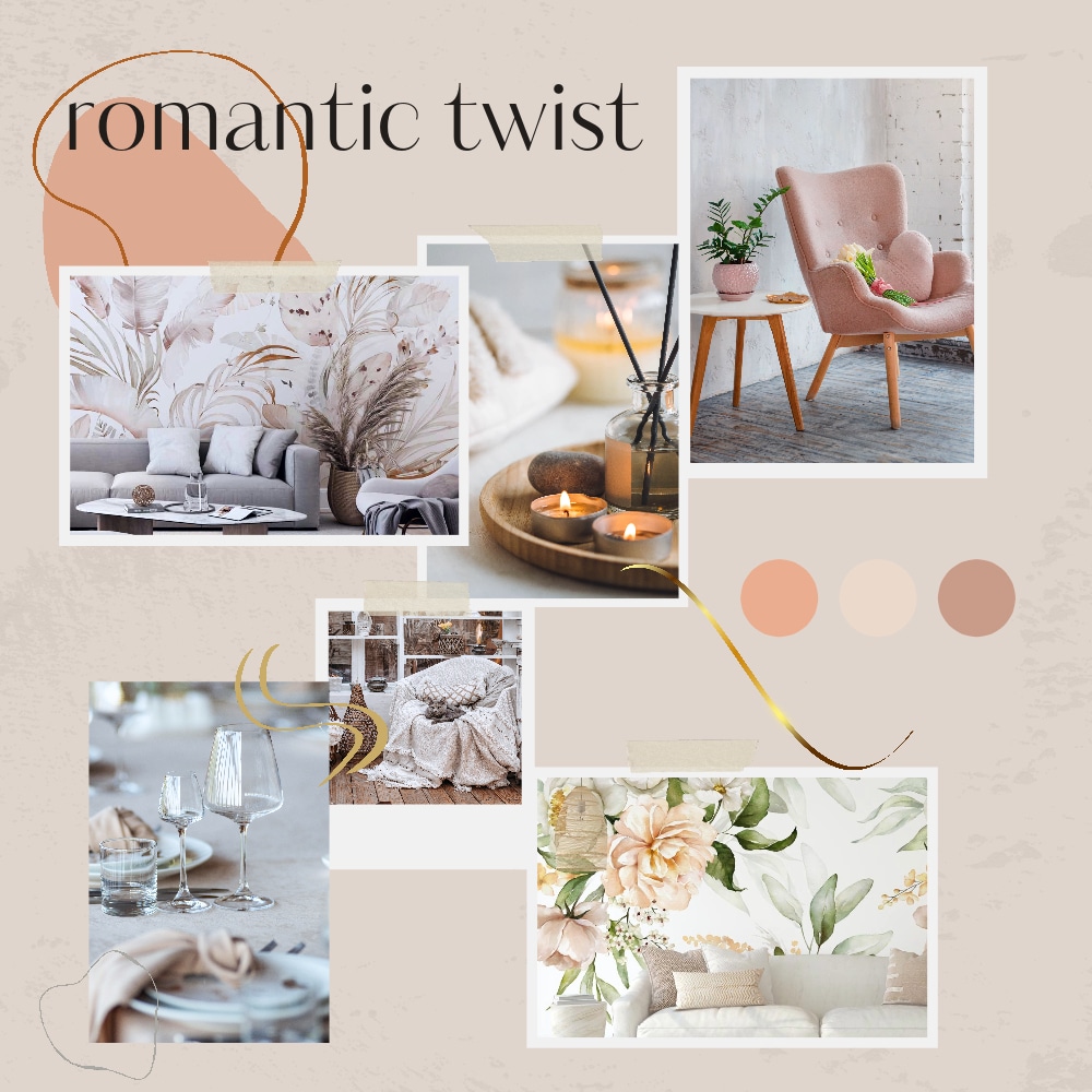 moodboard romantic twist