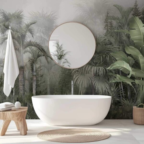 Badkamer behang Mist in jungle