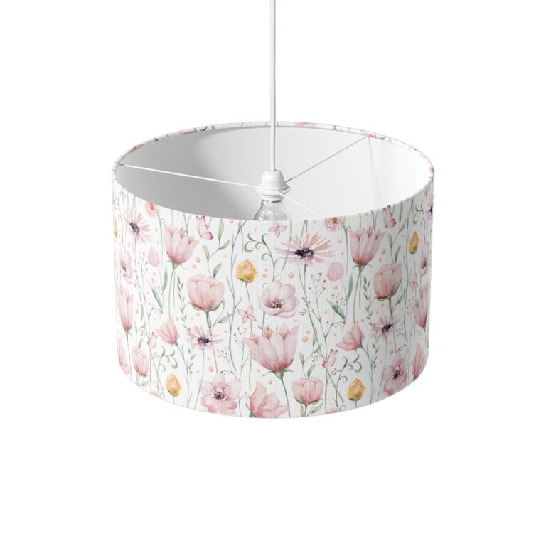 Lampenkap Bloemen in aquarel