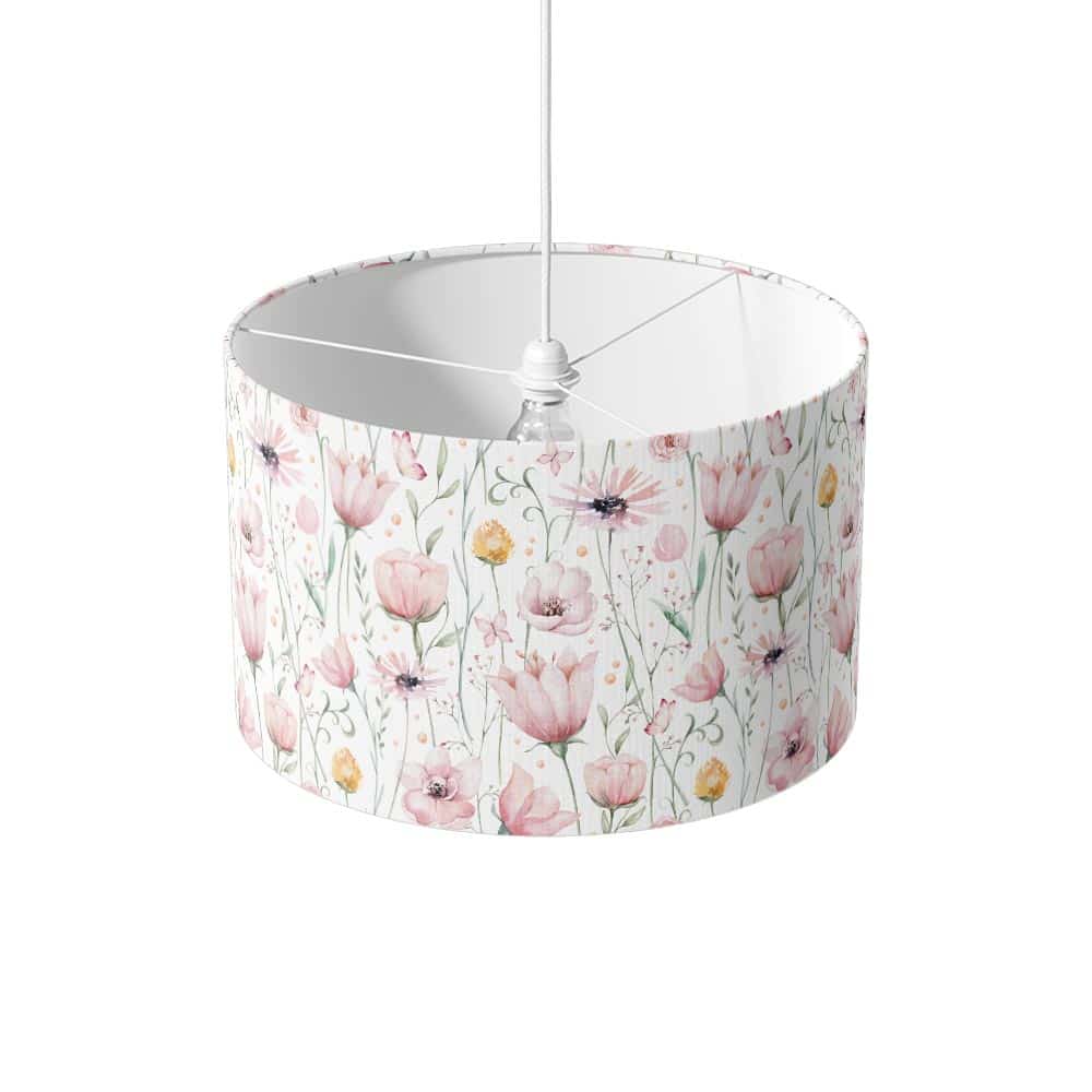 Lampenkap Bloemen in aquarel