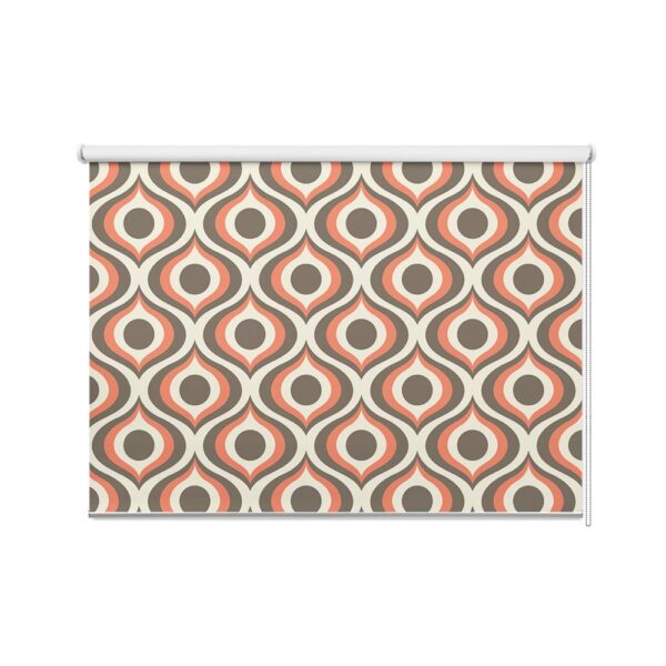 rolgordijn Retro patroon druppel