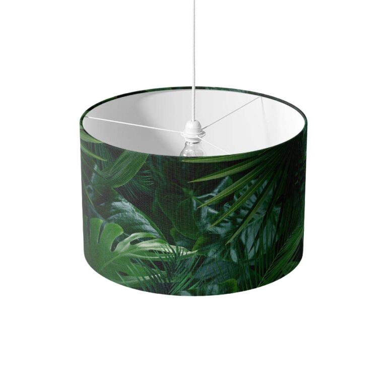 lampenkap Groene jungle bladeren