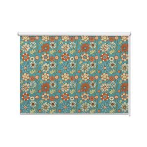 Rolgordijn - rolgordijn op maat - rolgordijn met print - bedrukte rolgordijnen - retro rolgordijn