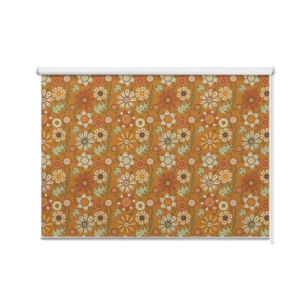Rolgordijn - rolgordijn op maat - rolgordijn met print - bedrukte rolgordijnen - retro rolgordijn