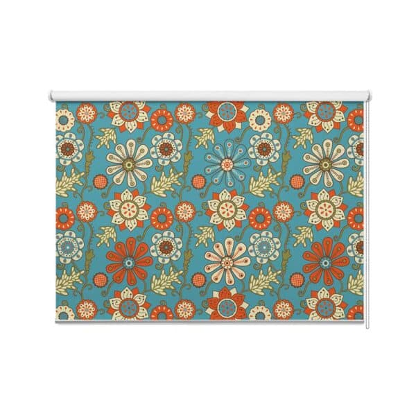 Rolgordijn - rolgordijn op maat - rolgordijn met print - bedrukte rolgordijnen - retro rolgordijn