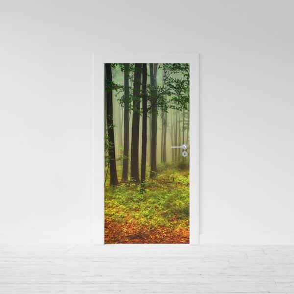 deursticker Bos in de herfst