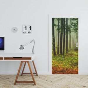 deursticker Bos in de herfst
